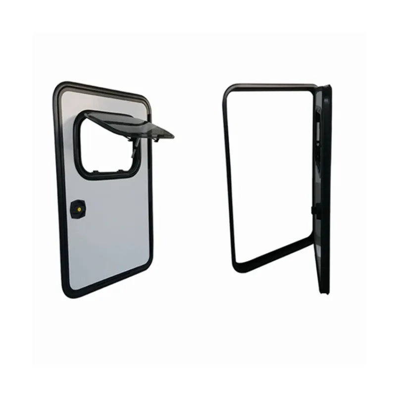 2021 NEW Design Single Point Lock Aluminum Alloy Rv Caravan Door Window For Trailer