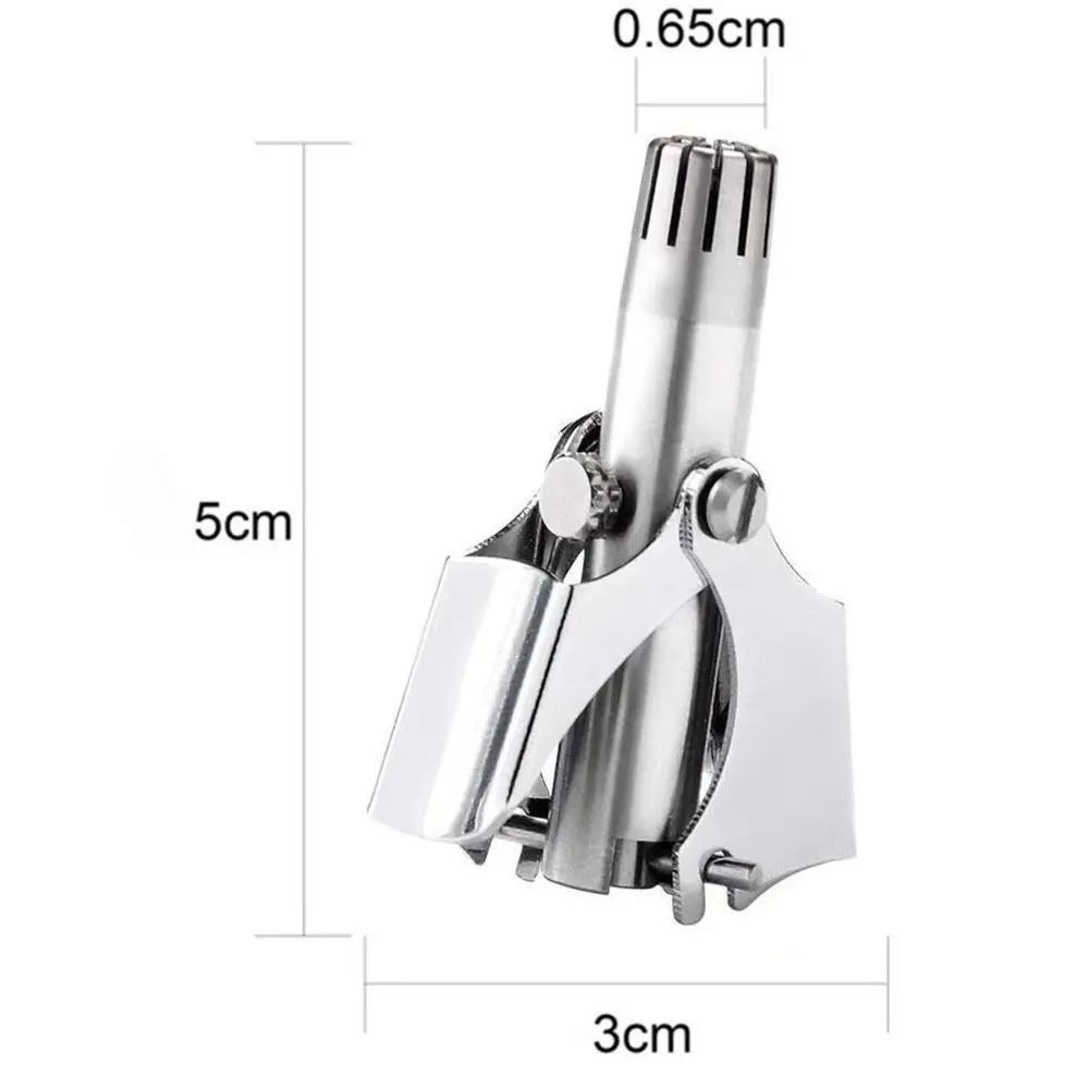 Инструмент для красоты, триммер для носа, моющаяся Бритва для ухода за лицом, ручная Бритва для носа Vibrissa, бритва из нержавеющей стали для очистки носа