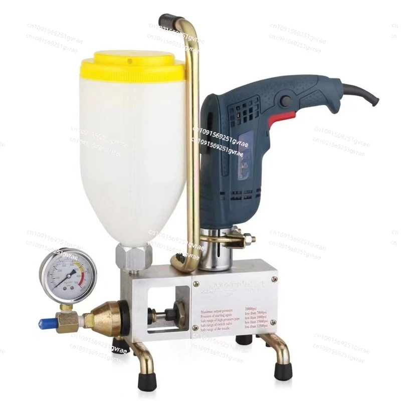 Standard Polyurethane Grouting Machine, High Pressure Waterproof Leak‑Stopping Grouting Pump for Engineering Household Use