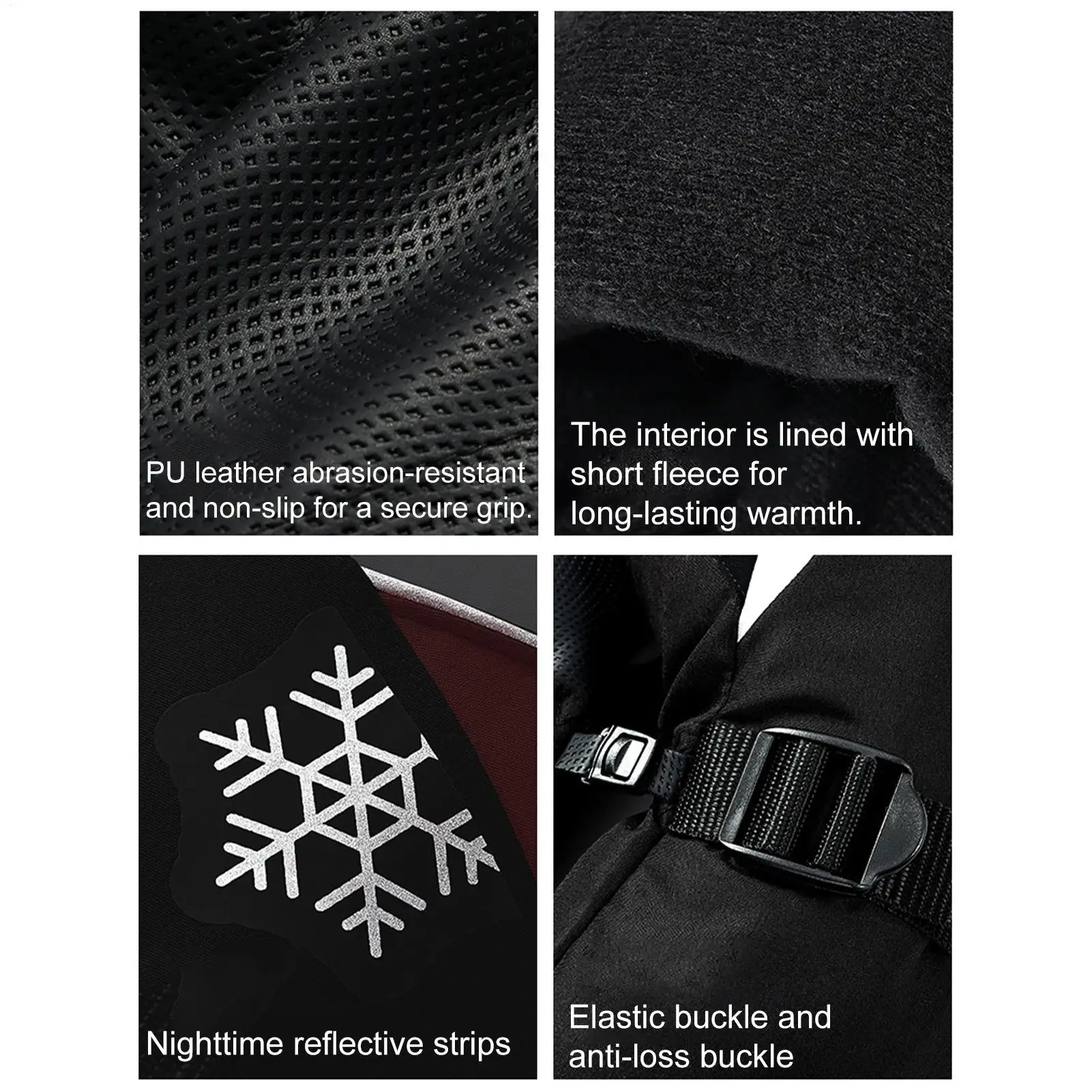 قفازات الثلج للرجال يندبروف الحرارية الدافئة تزلج الثلوج قفازات دافئة للنساء دراجة نارية ركوب الدراجات الجري المشي لمسافات طويلة العمل