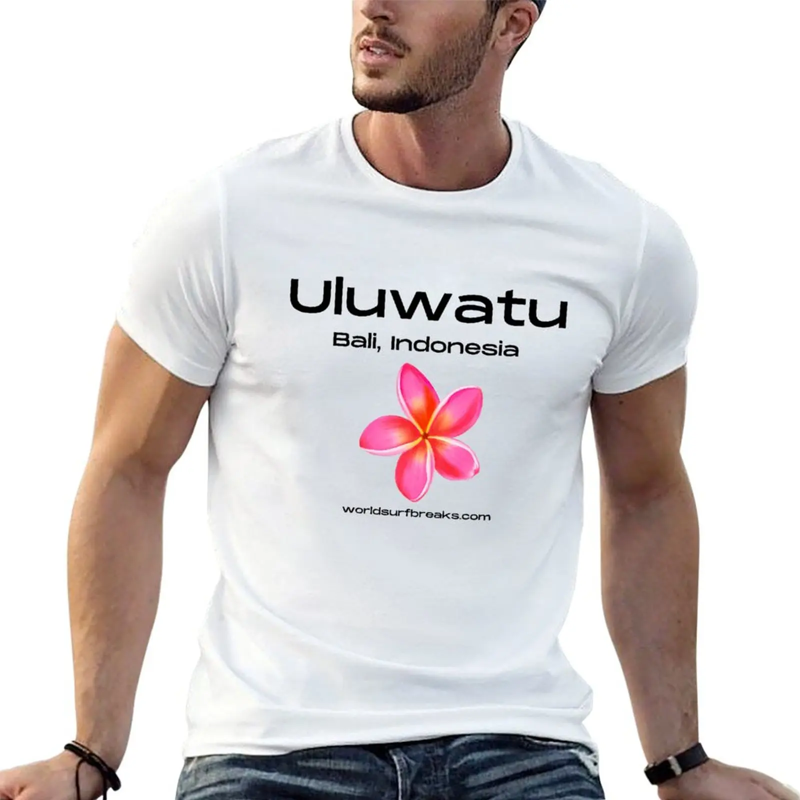 Uluwatu Bali Indonesia Surf Break T-Shirt All Match Basic Short Sleeve Top