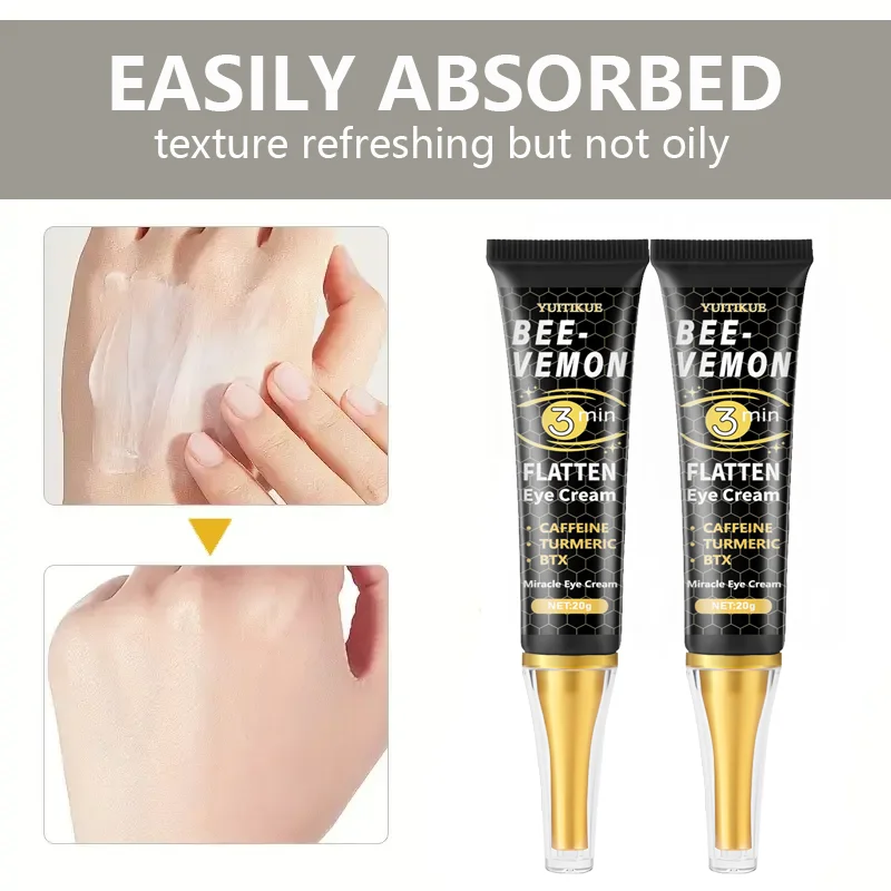 كريم عين YUITIKUE BEE VENOM 3 دقائق مع كافيين كركم BTX - كريم معجزة لشد البشرة سريع المفعول 20 جرام #3