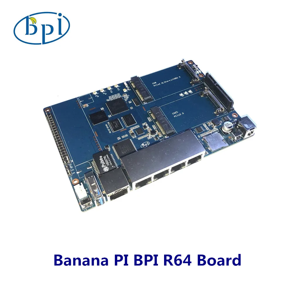 Banana PI BPI R64 MT 7622 Newest OpenSource Router Development Board OpenWrt, Linux 4 Gigabit LAN Ports, AC Wifi AP Function