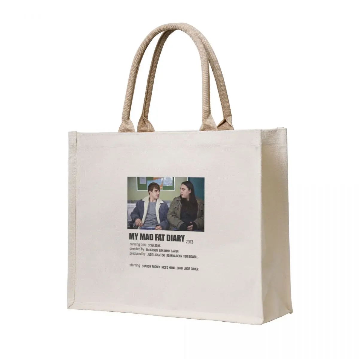 

My Mad Fat Diary Alternative poster - MMFD Finn and Rae Tote Bag canvas tote bags eco pack hand bag
