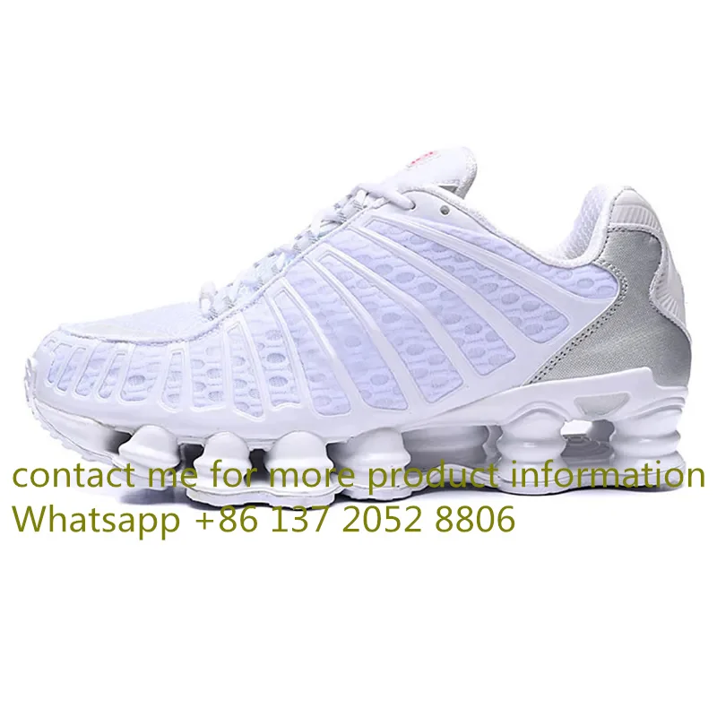 Hot Max Shox TL 1308 Column Men's Black Gold comfortable Cushion Outdoor Sports Running Shoes Size 40-45