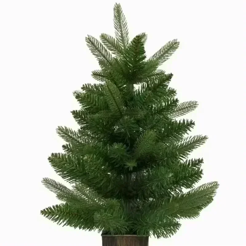 PE Christmas Tree Simulation Pine Tabletop Decoration Small Christmas Tree Tabletop Atmosphere Decoration 45/60/90cm