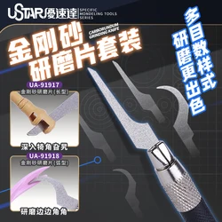 Modeling Tools Diamond abrasive discs Part Seam Grinding Notches Holes quarrelsome place polish tool For Model Building DIY Tool