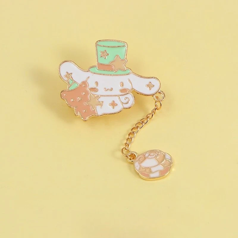 Kawaii مرحبا كيتي سلسلة بروش لطيف ألعاب من الكارتون سلسلة بروش ظهره سطح المكتب اكسسوارات النساء المنتجات طالب هدية بالجملة #5