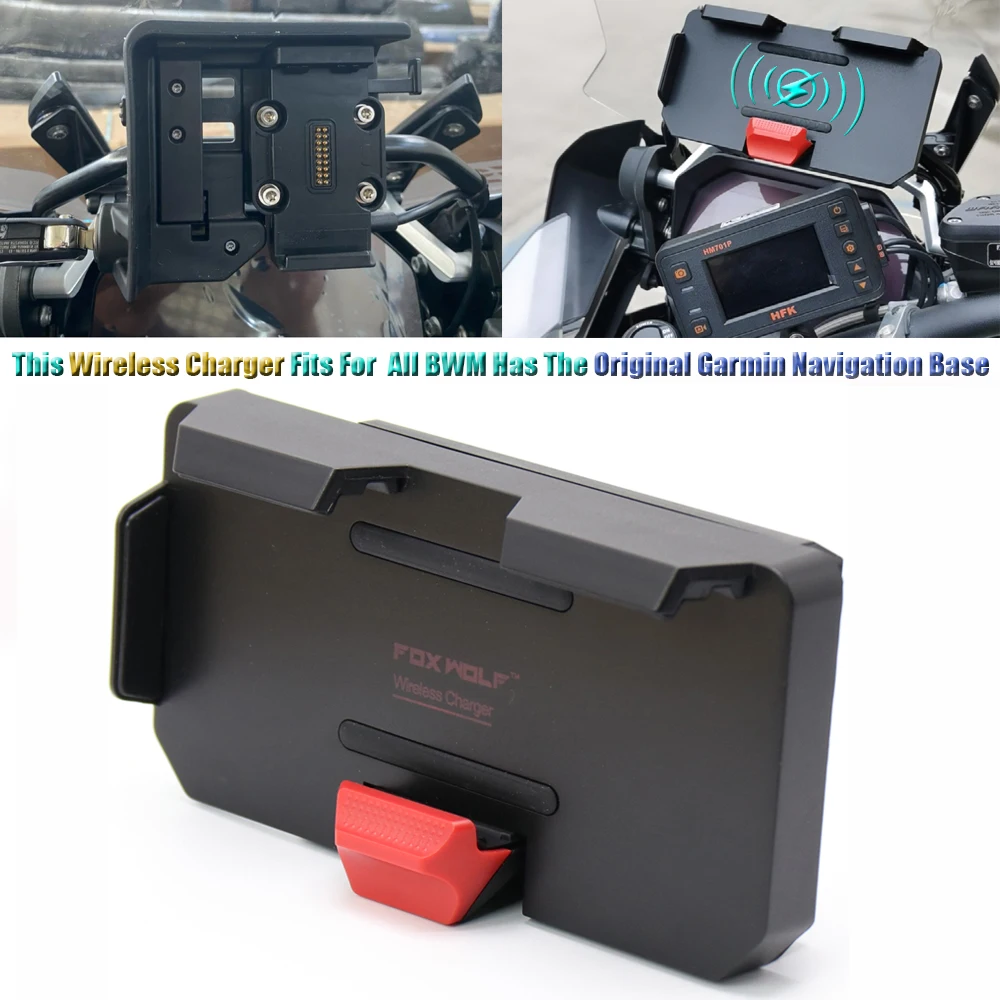 

Mobile Phone Motorcycle Navigation Bracket Wireless Charging Support For R1200GS F800GS ADV F700GS R1250GS CRF1000L F850GS ADV