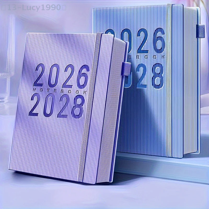 【CCA13】تقويم مخطط شهري لمدة 3 سنوات 2026-2028-يناير إلى ديسمبر دفتر ملاحظات بتصميم بسيط
