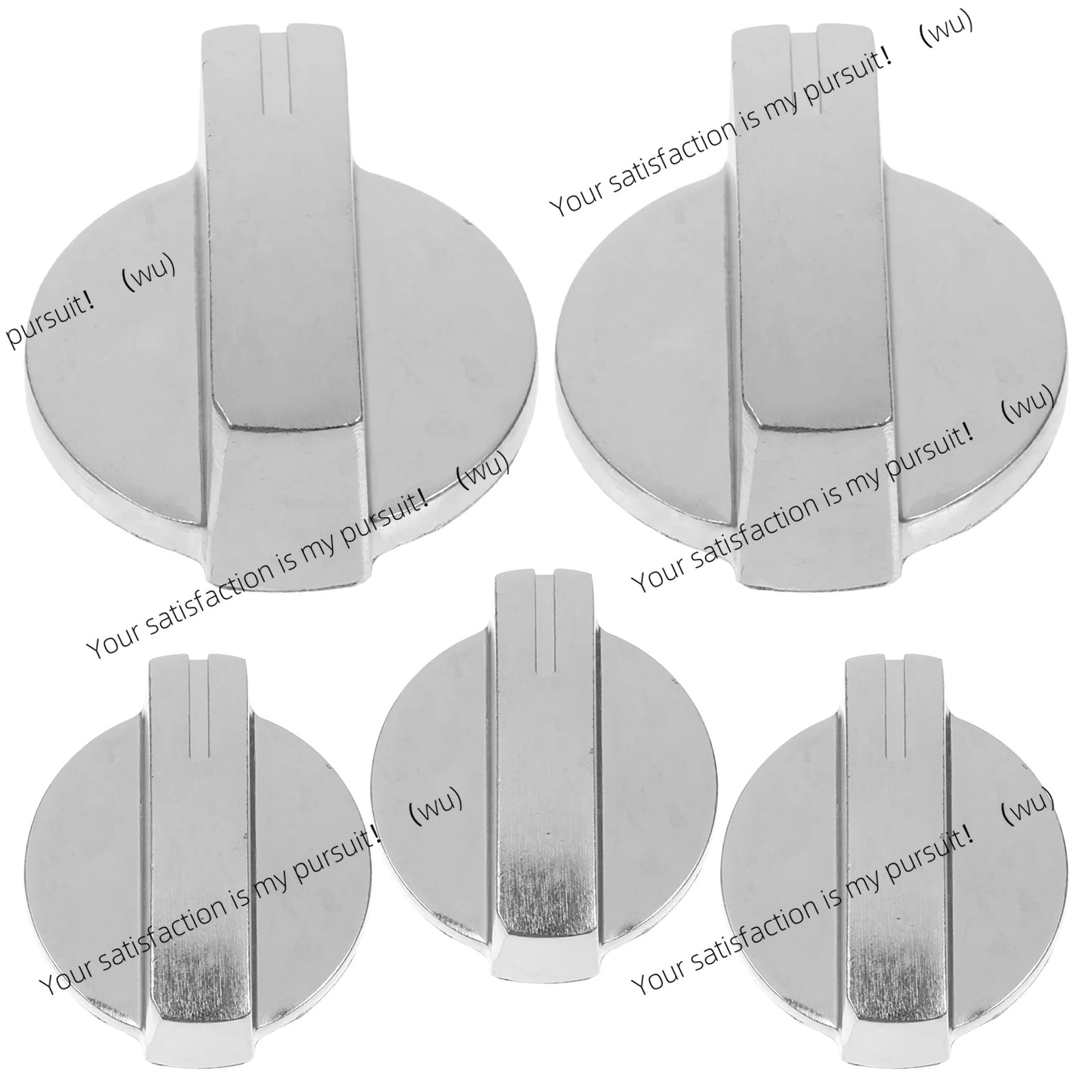 5 Pcs Cookware Metal Switch Knob Gas Stove Oven Knobs Cooker Accessory Control for