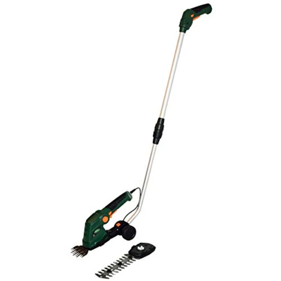 

Outdoor Power Tools LSS10272PS 7.5-Volt Lithium-Ion Cordless Grass Shear/Shrub Trimmer with Wheeled Extension Handle Green