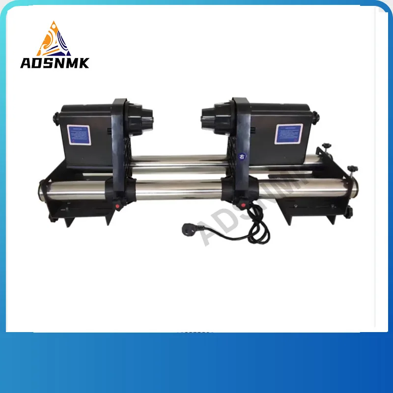 Format Printer Roll Up Reel System 50mm Dual Motors for Xenons Xuli Roland Mutoh Mimaki DX5 Auto Printing Paper Take Up