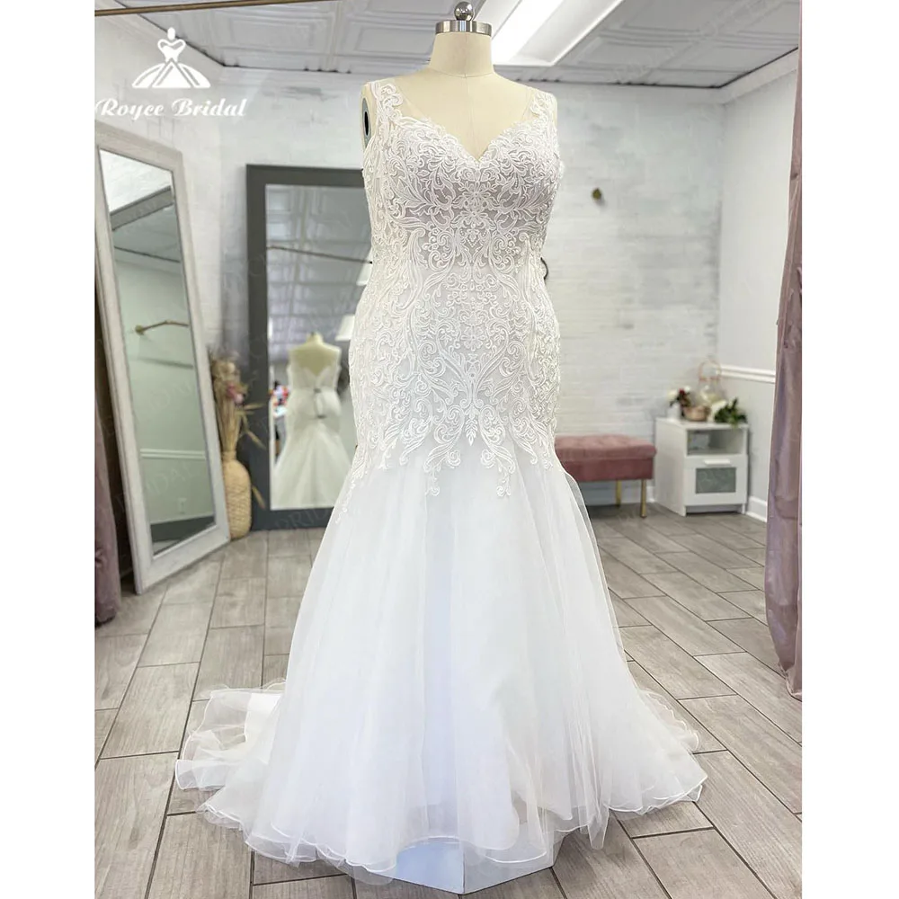 Robe de mariée sirène sans manches, à bretelles Spaghetti, tenue de soirée, avec traîne, collection 2023