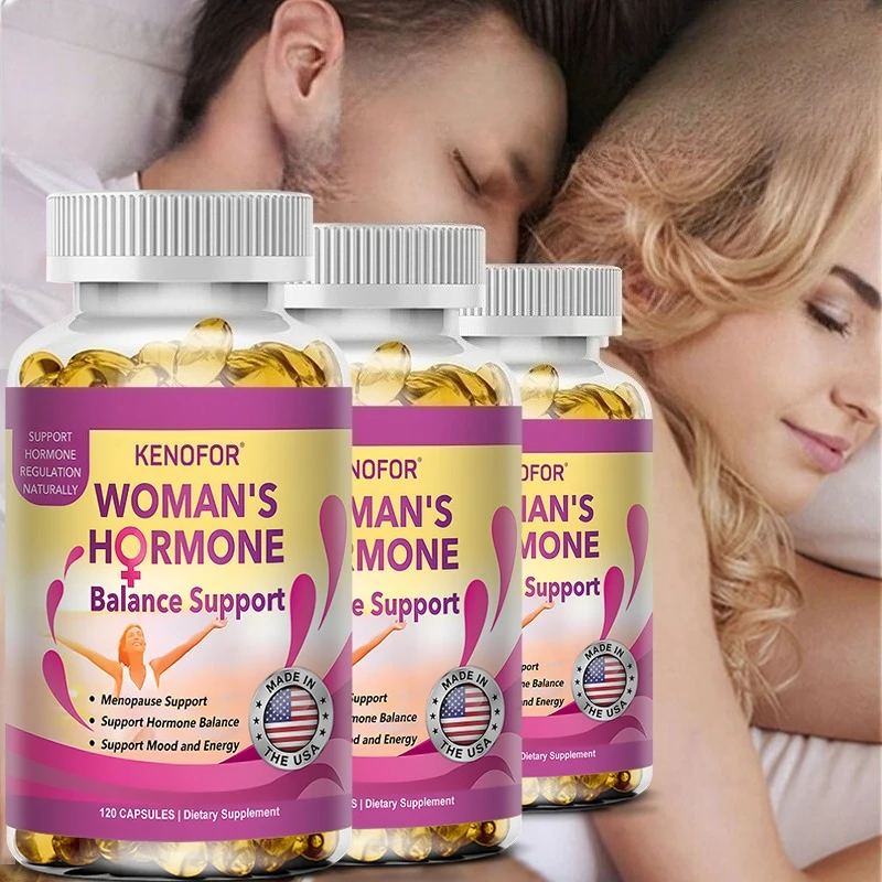 Kenofor Women's Health Balance Supplement, Containing Soy Flavonoids, Helps Regulate Mood and Improve Energy During Menopause