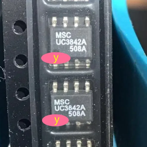 10pcs/lot  UC3842A UC3842 SOP-8  msc mscuc3842a  SOP8   100%