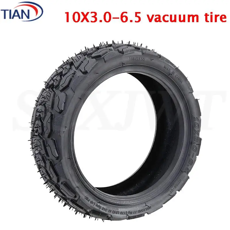 

10x3.0-6.5 Off-road Tubeless Tire Thicker Vacuum Sear Resistant Tire for Electric Scooter 10*3.00-6.5 Tyre Acessories