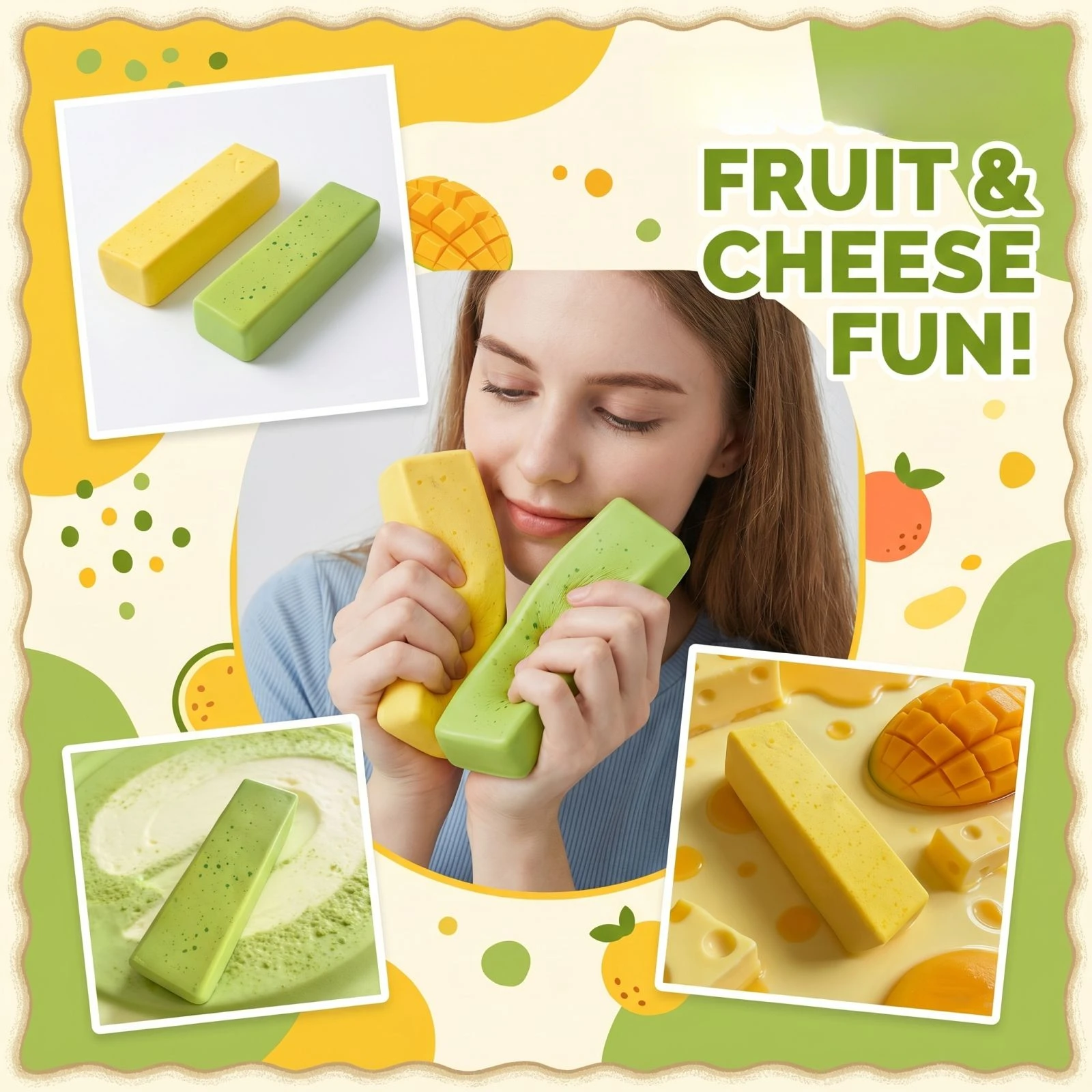 Mainan Anti Stres Bentuk Mangg - Kitchen Gadgets And Toys ulasan dan harga