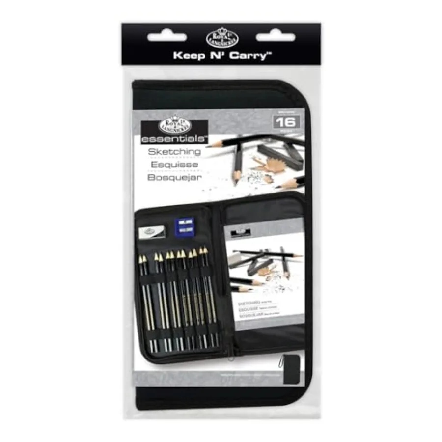 

Drawing and Pencil Set In Zippered Carrying Case
