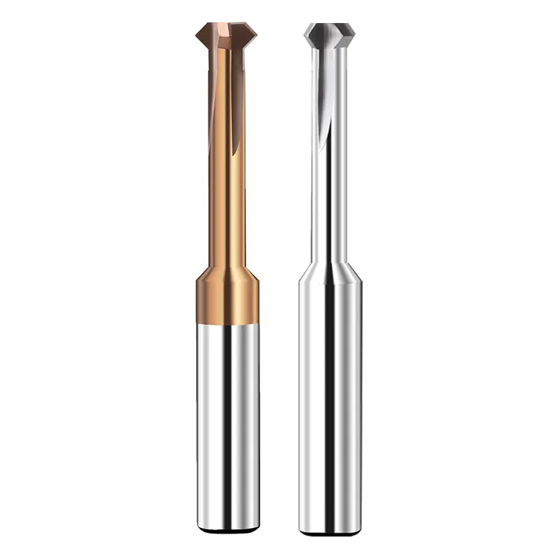 Tungsten Steel Carbides 90° Upper And Lower Inner Hole Chamfering Milling Cutter CNC Double-Sided T-Shaped Tool