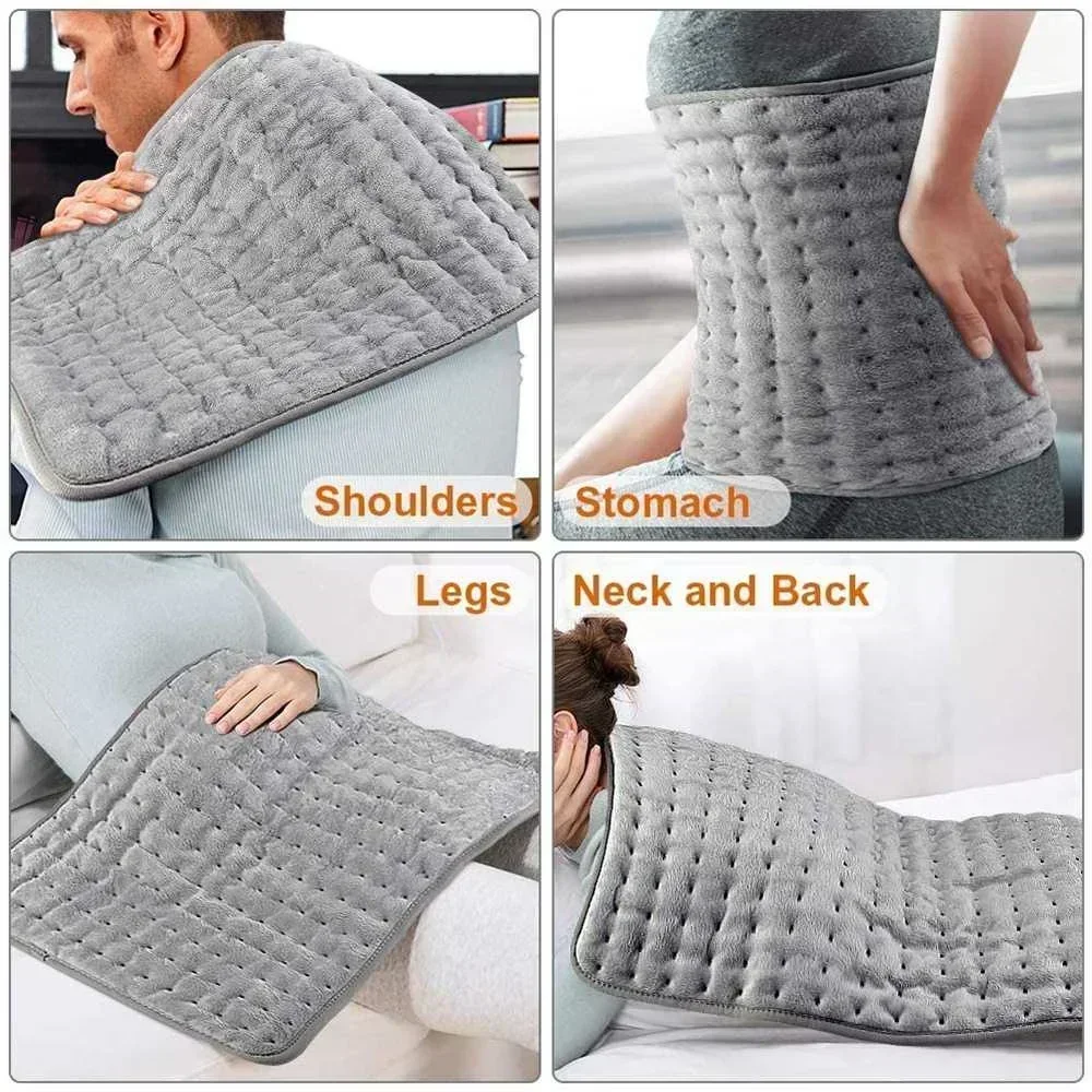 75W Electric Blanket Timing 6-speed Physiotherapy Heated Pad Shawl Cover Leg Warming Winter Warm Heating Pad for Back Pain 220V