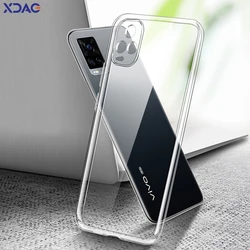 High Quality Ultrathin Clear Phone Cases for VIVO V20 2021 Pro SE V21 V21e V21s 4G 5G Soft TPU Lens Protective Transparent Cover