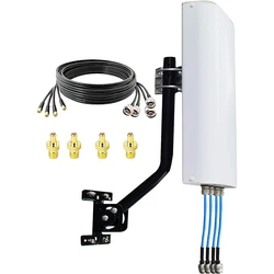 4x4 MIMO antenna, 698-4000MHz, ultra wide bands, long distance, WiFi, Gateway, ATV, T-Mobile, Verizon, N2, n5, N77, N66, N260