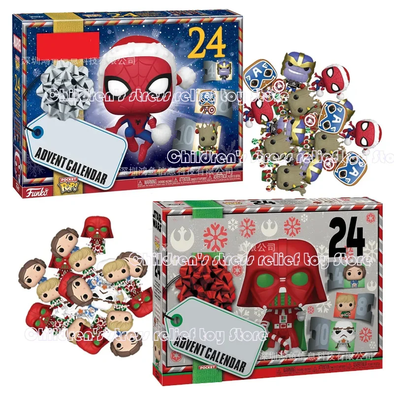 

Disney Christmas Hero Advent Calendar Gift Box Advent Calendar Action Figures Toys Children Birthday Christmas Gifts