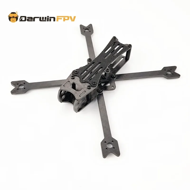 

Darwin BabyApe V2 3-дюймовая рама FPV, набор деталей, светодиодный набор рычагов, верхняя доска для радиоуправляемых гоночных дронов, подарки для любителей фристайла из углеродного волокна