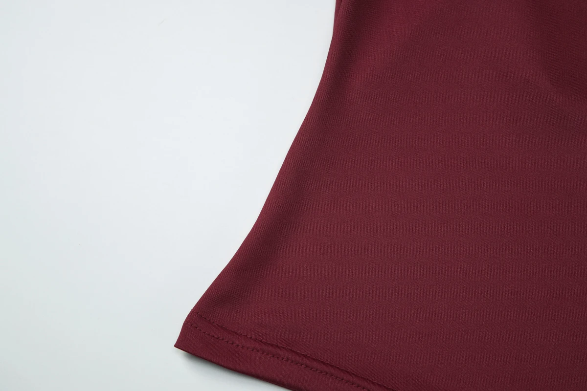 Hugcitar Swing-Kragen Einfarbiges Slip-Kleid Rückenfreies Schnür-Top Sexy Schlankes Crop-Top Frühling Sommer Damen Neue Mode Outfit Urlaub Club – Detail 8