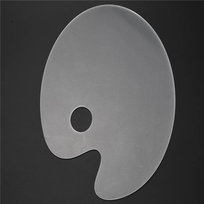 

Upgraded 2 Pack Clear Acrylic Paint Palette 10 X 6 Inches Art Palette For DIY Art Craft Painting