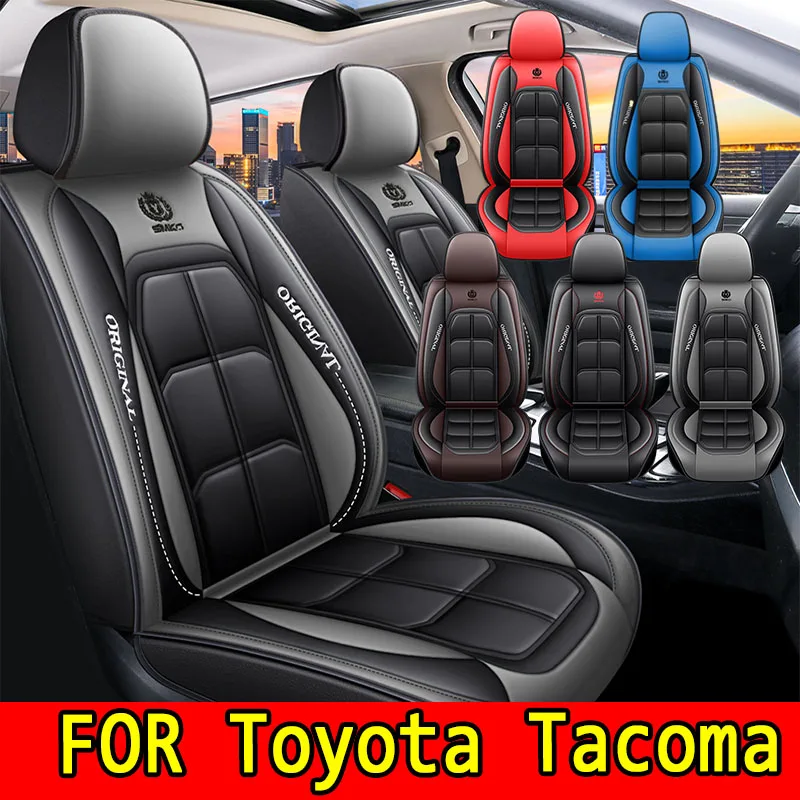 

Чехлы для автомобильных сидений и автомобильные коврики из искусственной кожи для Toyota Tacoma CAR PASS, универсальные, подходят для внедорожника, седана, грузовика, совместимые с подушкой безопасности