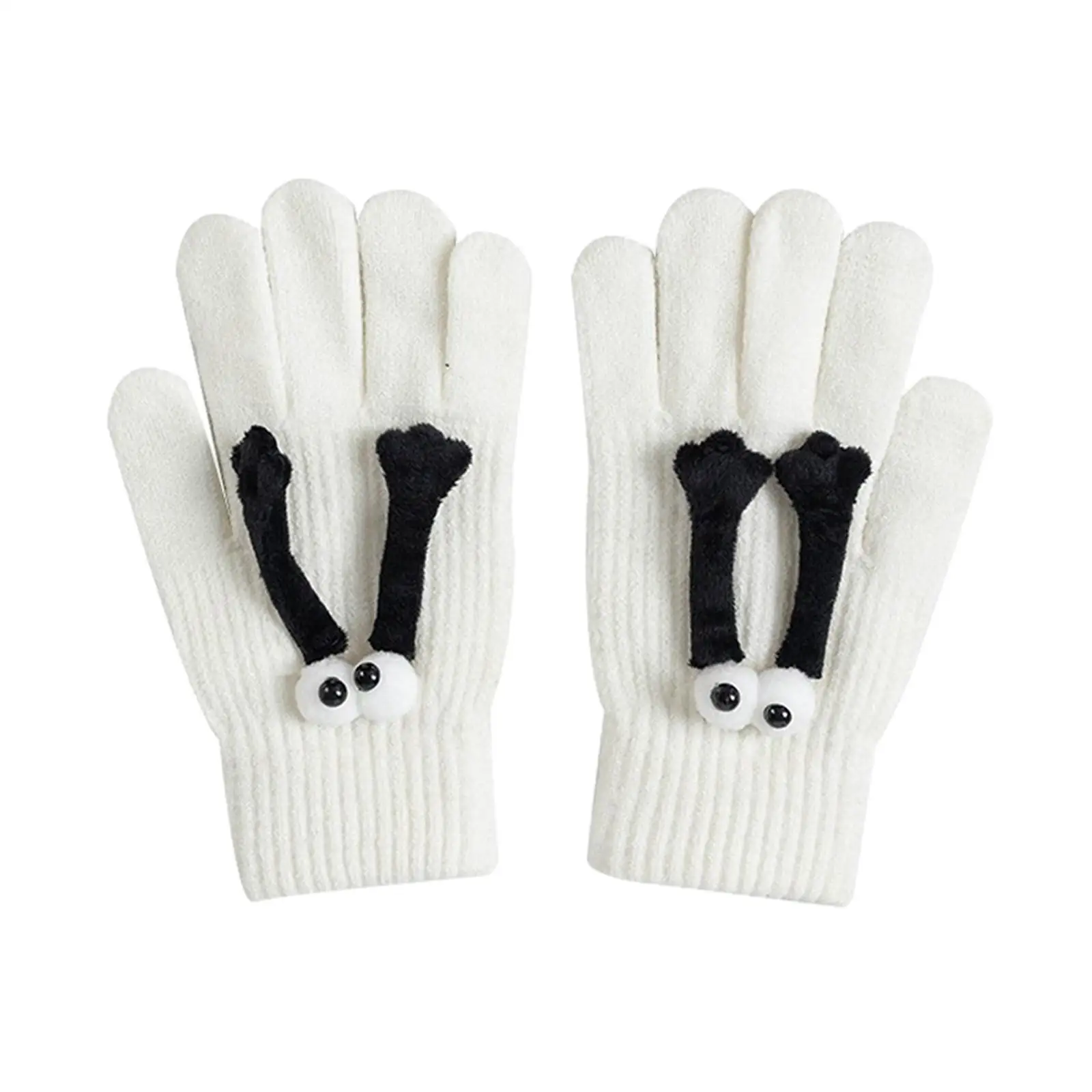 Hand in Hand Gloves Touch Screen Gloves 1 Pair Magnetic Gloves Couple Gloves