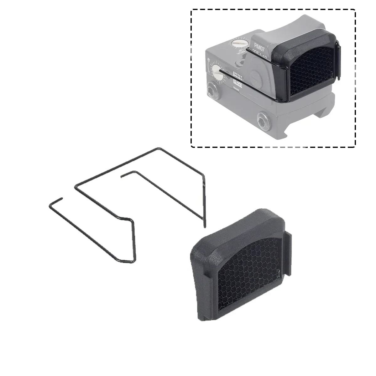 Tactische RM Red Dot Sight Reflex Scope Verstelbare Richtkijker Optische Scope Geschikt voor 20mm Rail voor G17 G19 AR M4 RM HD Red Dot Sight