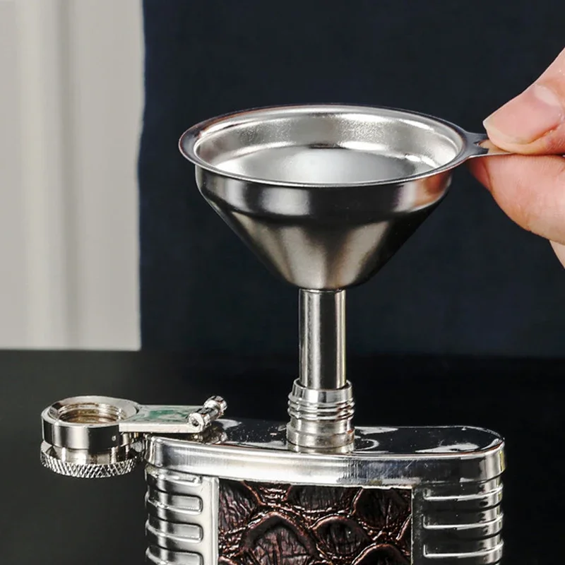 Mini Funnel Small Kitchen Funnel Stainless Steel Oil Liquid Flask Funnel Transferring Essential Oil Perfume Liquor Kitchen Tools