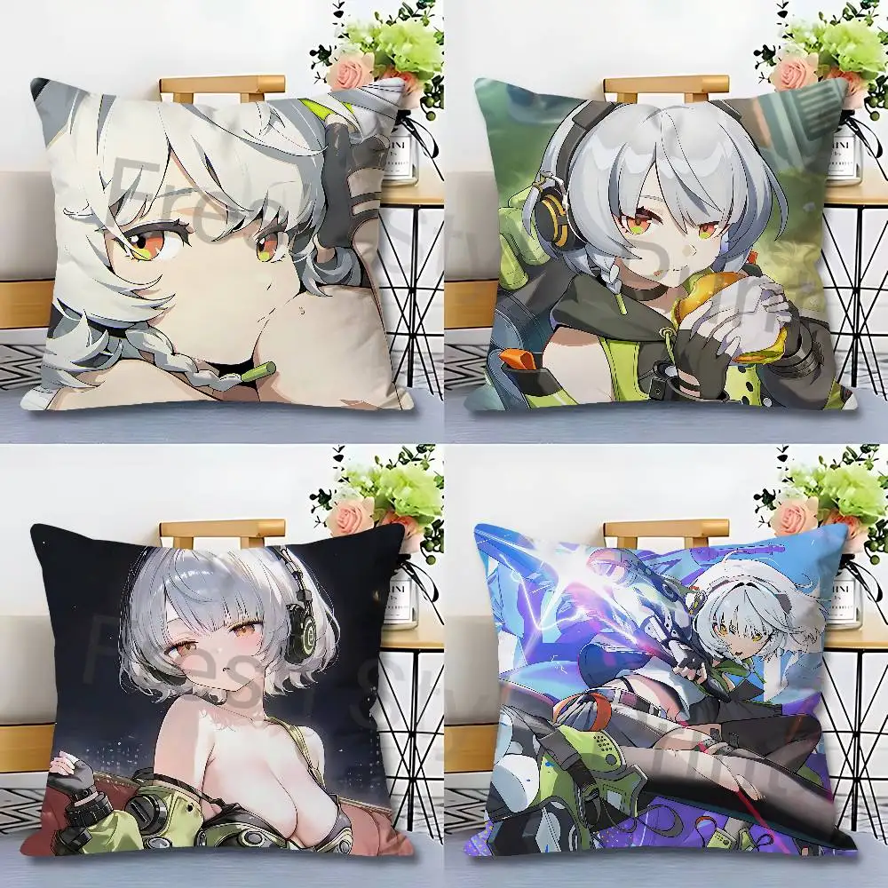 

Cute A-Anby Demara ZZZ Anime Celebrity Merchandise All-Match Printed Pillow Case Sofa Car Office Room Decoration Protector