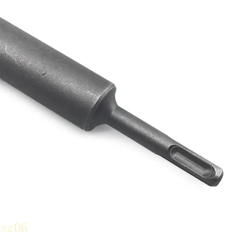Q2Q4 SDS-Plus to 1/2Inch(M13x15mm) Thread Garden Auger Drill Adapter Keyless Drill Chuck Adapter Round Shank for Hammer Drill