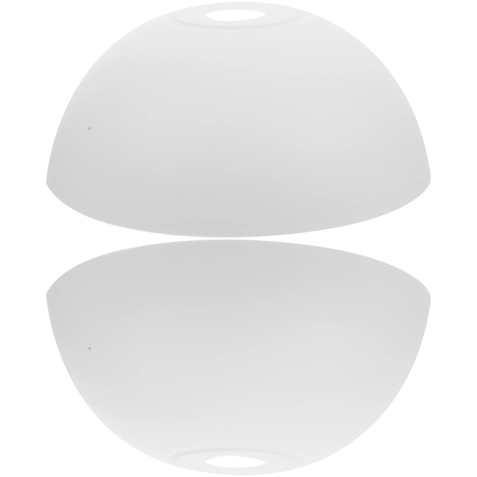 

2 Pcs Plastic Lampshade Cover Bedroom Dome Replacement Shades Simple for Floor Light Ceiling Decorative Wall Bulbs