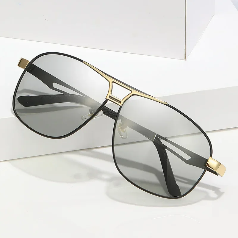 Outdoor Anti-UV Women Men\'s Color Changing Polarized Sunglasses Unisex Driving Fishing Sun Shades Eyeglasses Optical UV400