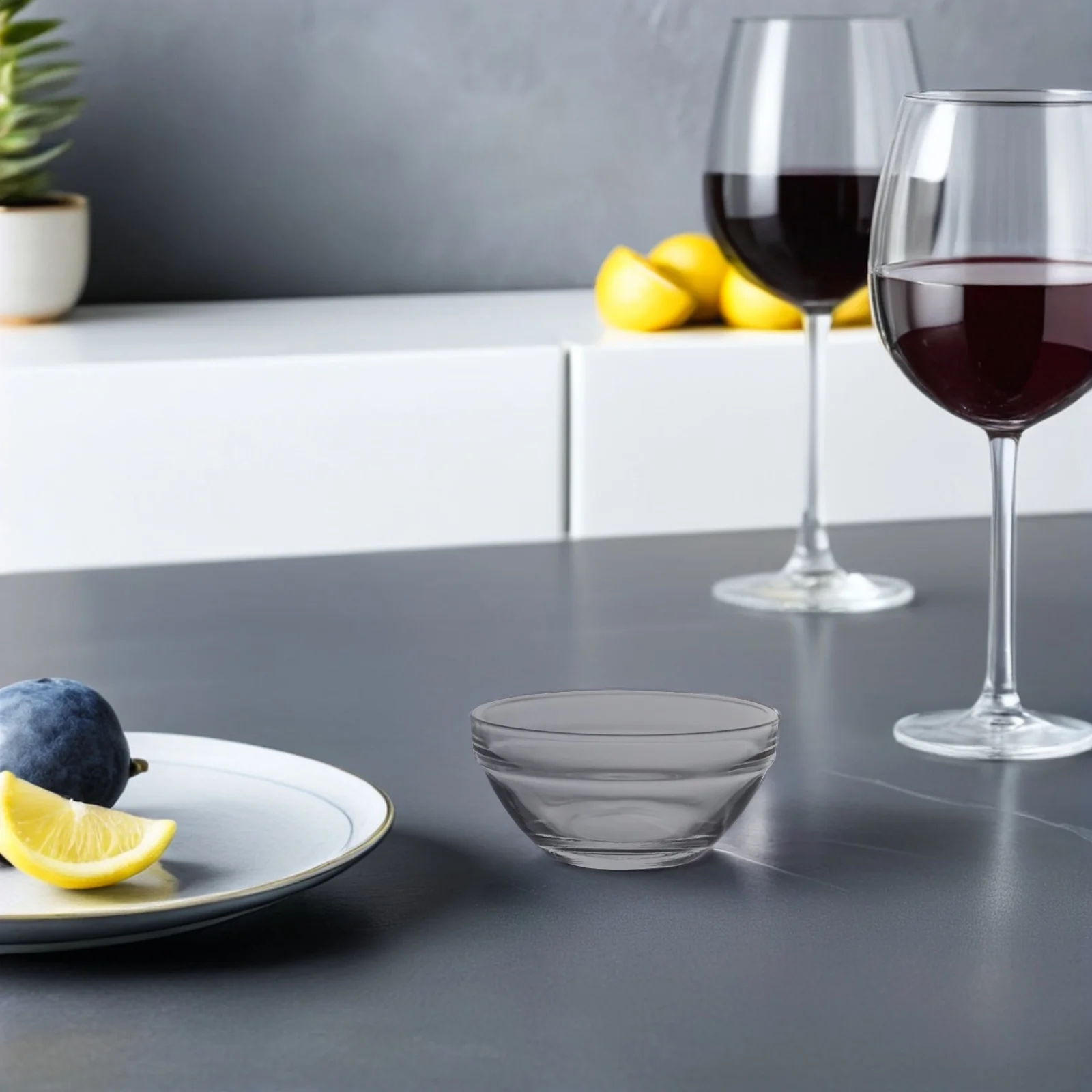 

12Pcs Clear Glass Pudding Bowls Small Transparent Dessert Bowls Multi Function Household Jelly Serving Containers Microwave