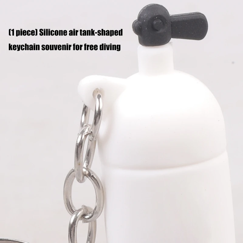 

Mini Diving Keychain For Water Sports Enthusiasts silicones alloys Construction Travel Friendly Carry Solution