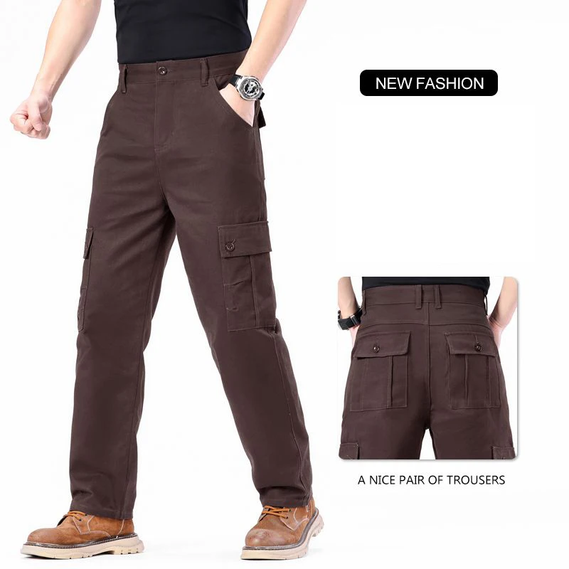 

Men's Tactical Trousers Large Size Loose Casual Pants Running Overalls Men's Sweatpants Sports Hiking Outdoor Clothes Work Pants
