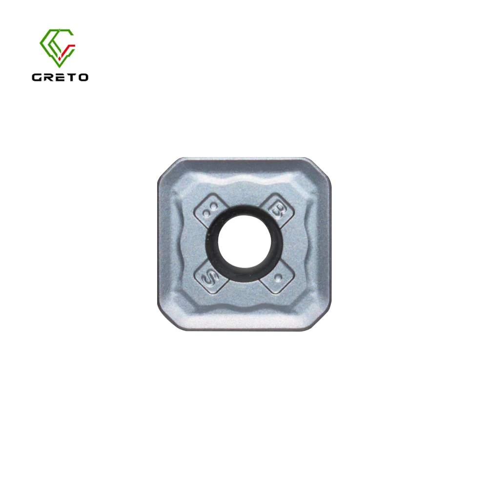

GRETO SEET12T3-BS GT4202 твердосплавные лезвия из нержавеющей стали, фрезы SEET 12T3-BS SEET12 T3-BS