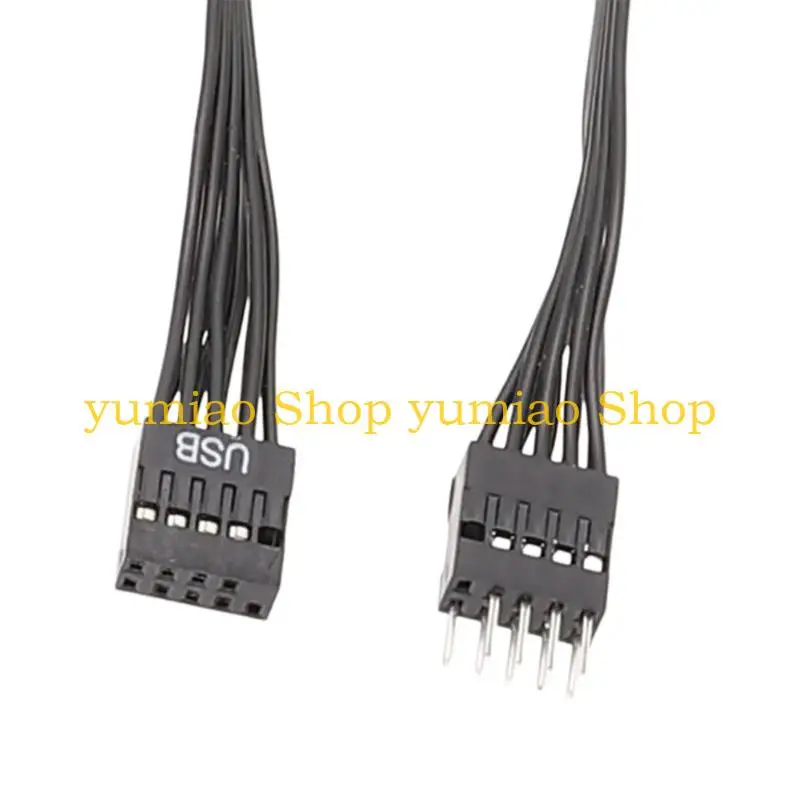 587B USB 9-Pin Extension Ribbon Cable for Desktop Front Panel Header Routing