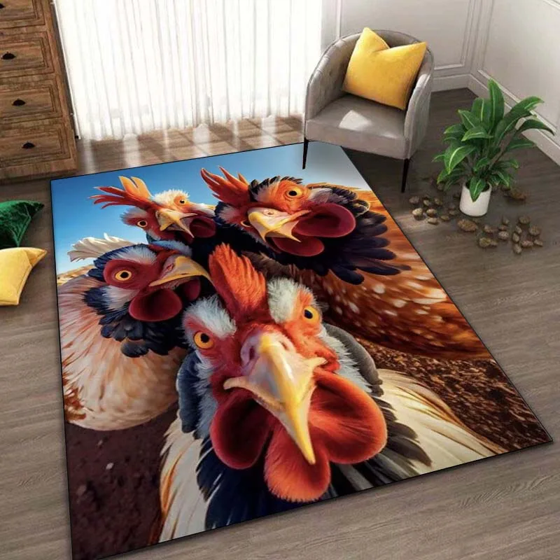 

15 Sizes Funny Animal Wide Angle Shots Pattern Rug Living Room Bathroom Mat Creative Door Mat Bedroom Area Rug Living Room Decor