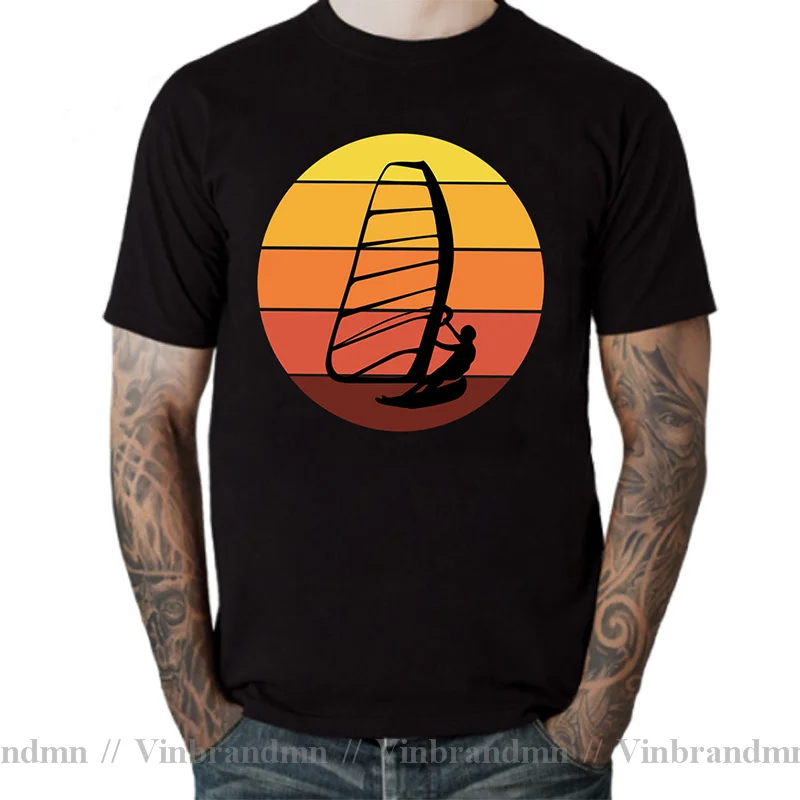 Kitesurfing men T-shirt Kite Surf kiteboard T shirt men Windsurf Kitesurfer tshirt Surfinger Men's Short Sleeves T-shirts