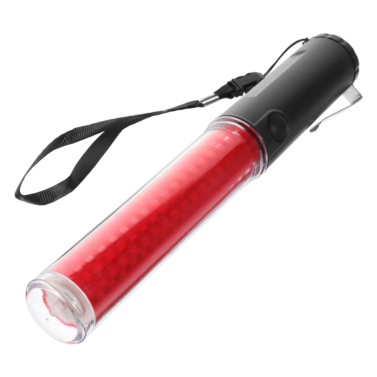 

LED Warning Light 26cm Red Traffic Baton Hook Concert Festival Reusable Glow Stick Bright Signal Lamp LED
