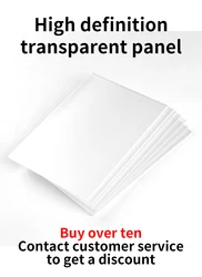 A4 Acrylic Panel Price Display Rack A5 Double-Sided Transparent Clothing Store Price Tag A6 Milk Tea Shop Desktop Price Display