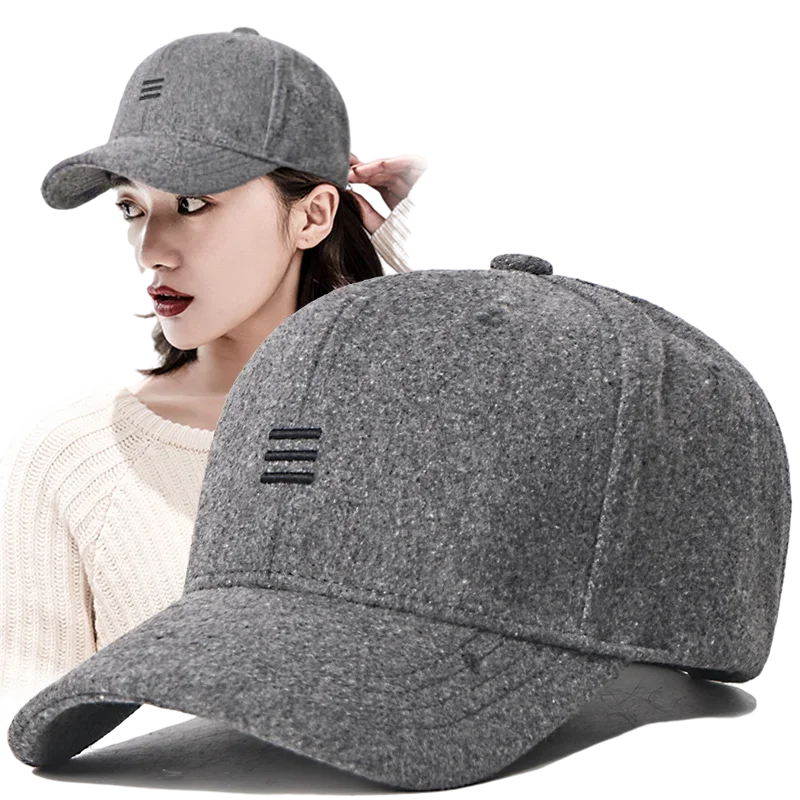 Summer  Hat for Women 2024 New Wool Baseball Cap Windproof Keep Warm Trucker Cap Women's Korean Fashion Casual Outdoor Sports