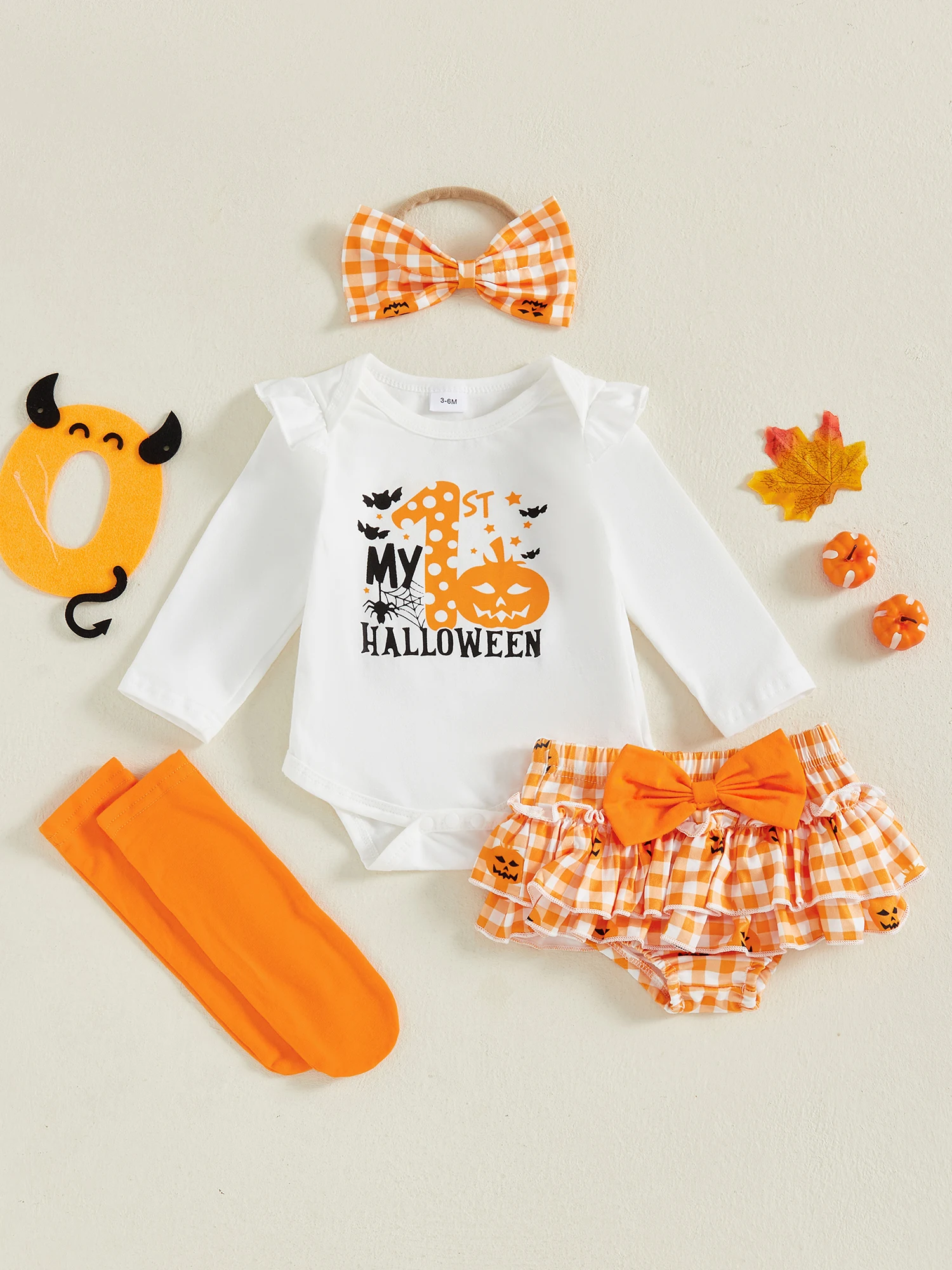 

Жуткий наряд для маленьких девочек на Хэллоуин с принтом шляпы ведьмы, платье с длинными рукавами и леггинсы, очаровательный комплект обуви с бантом для волос